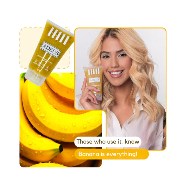Exfoliante Iluminador Corporal y Facial Adeus Banana Skin 165g - Original