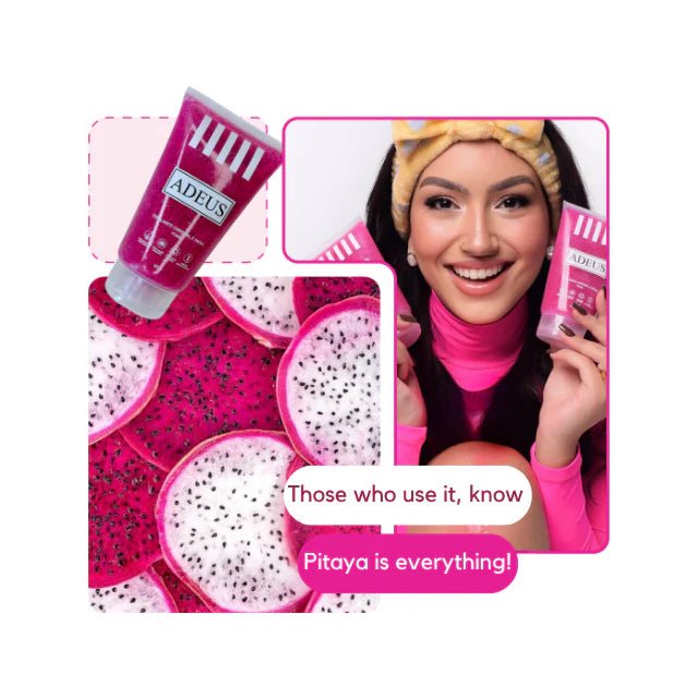 Adeus Pitaya – Exfoliante suave para rostro y cuerpo 165g - Original - Kelyndas
