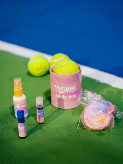 Kit Arana: Jabón Aclarante, Anti Acne + Serum con Vitamina C, Ácido Hialurónico y Colágeno + Tinta Labial Roja