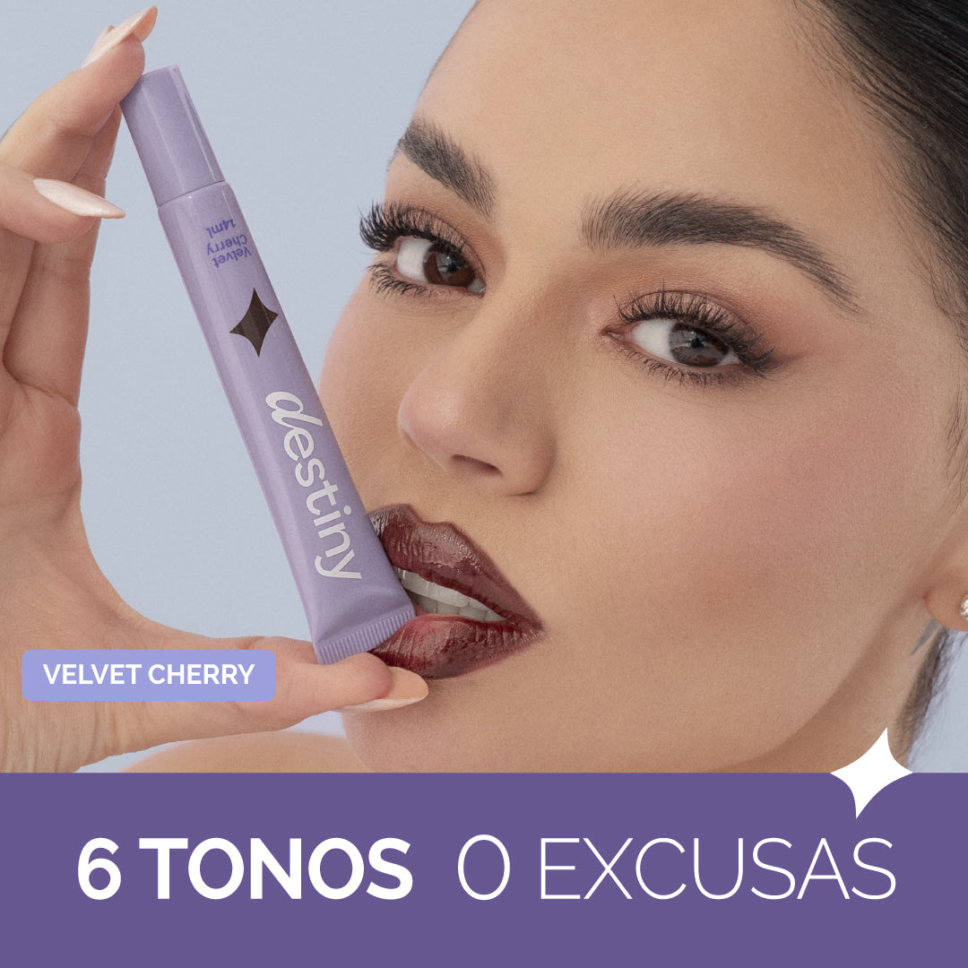 Brillo Labial Destiny de La Segura, 6 tonos – brillo natural con color suave, Kelyndas distribuidor autorizado en EE.UU.