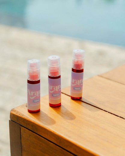 Tinta Labial Arana – Color Rojo Fresa – Uso Labial y Rubor – Importada desde Colombia