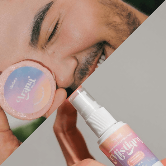 Duo Arana: Jabón con Azufre + Serum con Vitamina C, Ácido Hialurónico y Colágeno - Kelyndas