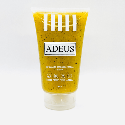 Kit ADEUS Iluminador y Corrector – Exfoliante Banana 100 g + Crema para Manchas Oscuras 165g - Kelyndas