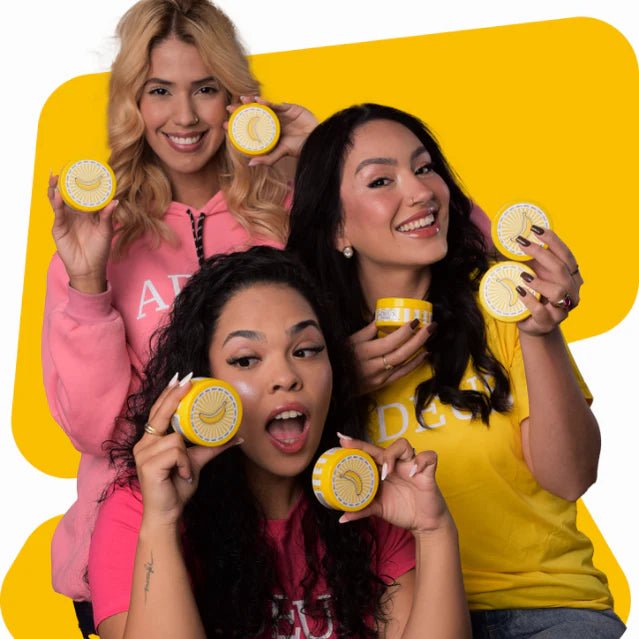 Kit ADEUS Iluminador y Corrector – Exfoliante Banana 100 g + Crema para Manchas Oscuras 165g - Kelyndas