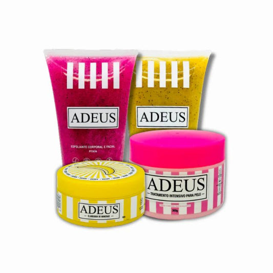 Kit Mega Transformación ADEUS – Renovación, Iluminación y Firmeza Total para Rostro y Cuerpo - Kelyndas