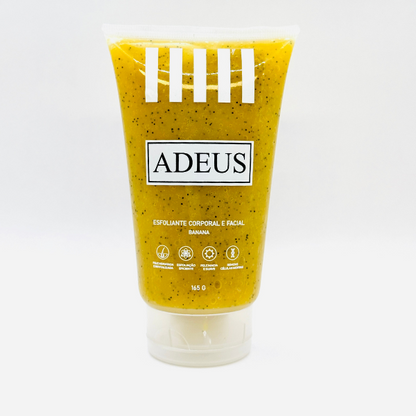 Exfoliante Iluminador Corporal y Facial Adeus Banana Skin 165g - Original